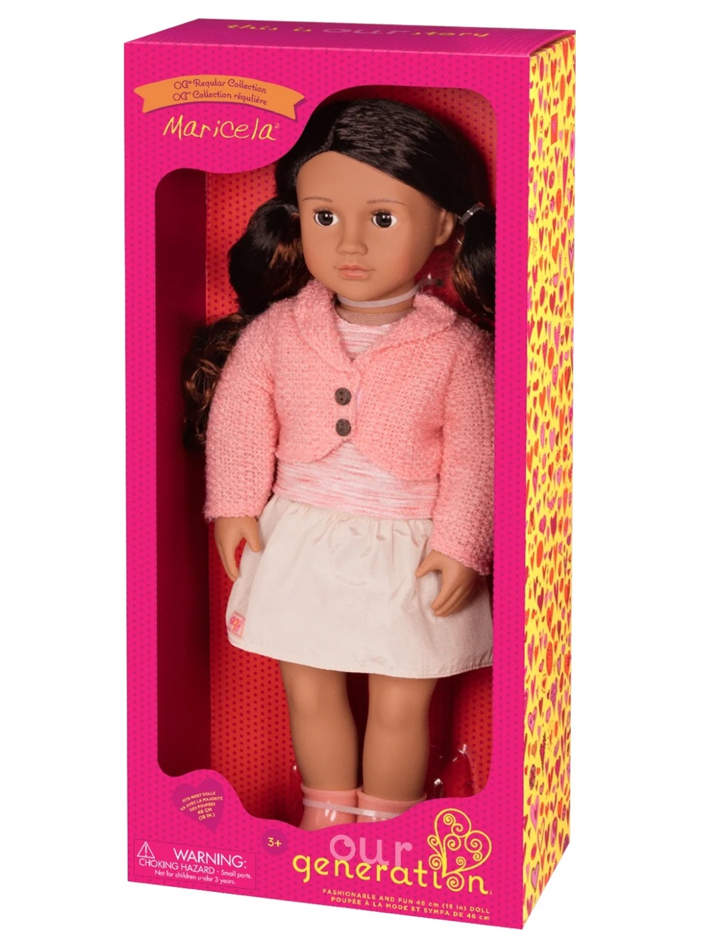 Our Generation Maricela 18-inch Doll in Pink Outfit